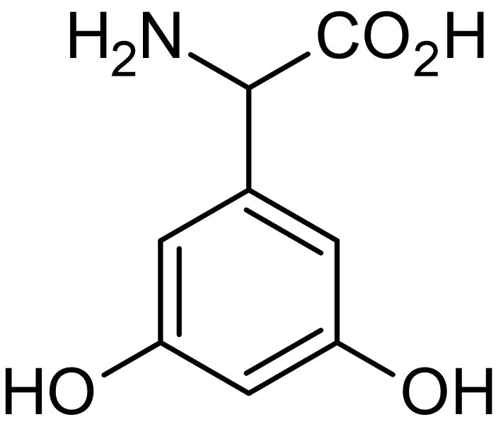 Chemical Structure - (R,S)-3,5-DHPG, group I mGlu receptor agonist (AB120020)
