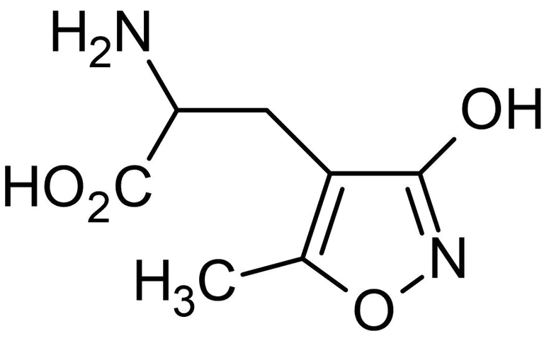 Chemical Structure - (R,S)-AMPA, AMPA agonist (AB120130)