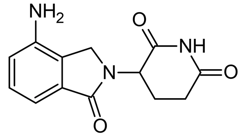 Chemical Structure - (R,S)-Lenalidomide, Thalidomide analog, TNF alpha inhibitor (AB142129)