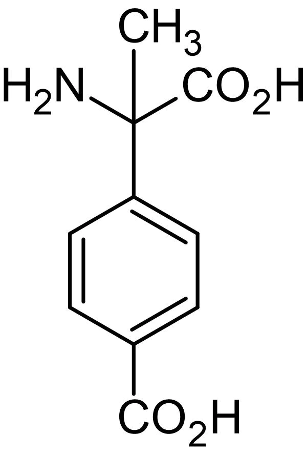 Chemical Structure - (R,S)-MCPG, Group I /II metabotropic glutamate antagonist (AB120033)