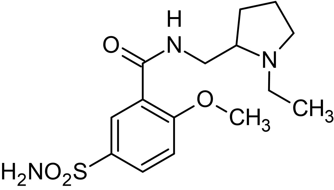 Chemical Structure - (R,S)-Sulpiride, D2-like dopamine receptor antagonist (AB120578), expandable thumbnail