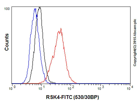 Flow Cytometry (Intracellular) - Anti-RSK4 antibody [EP1982Y] (AB76117)