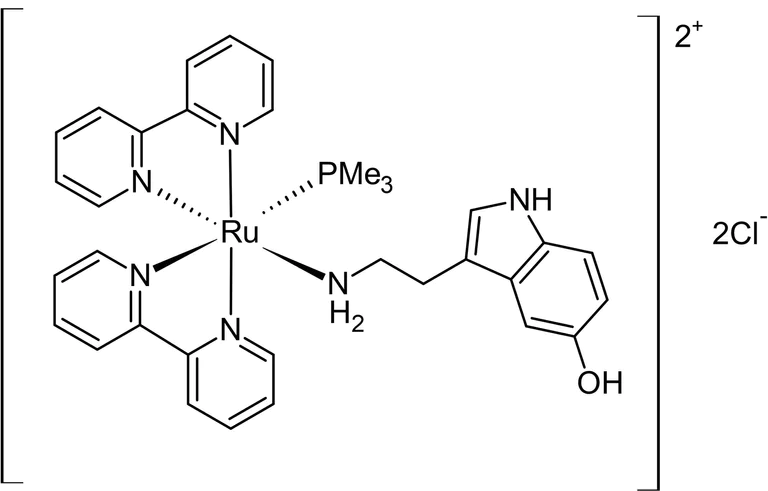 Chemical Structure - RuBi-5-HT, caged-serotonin compound (AB146049)