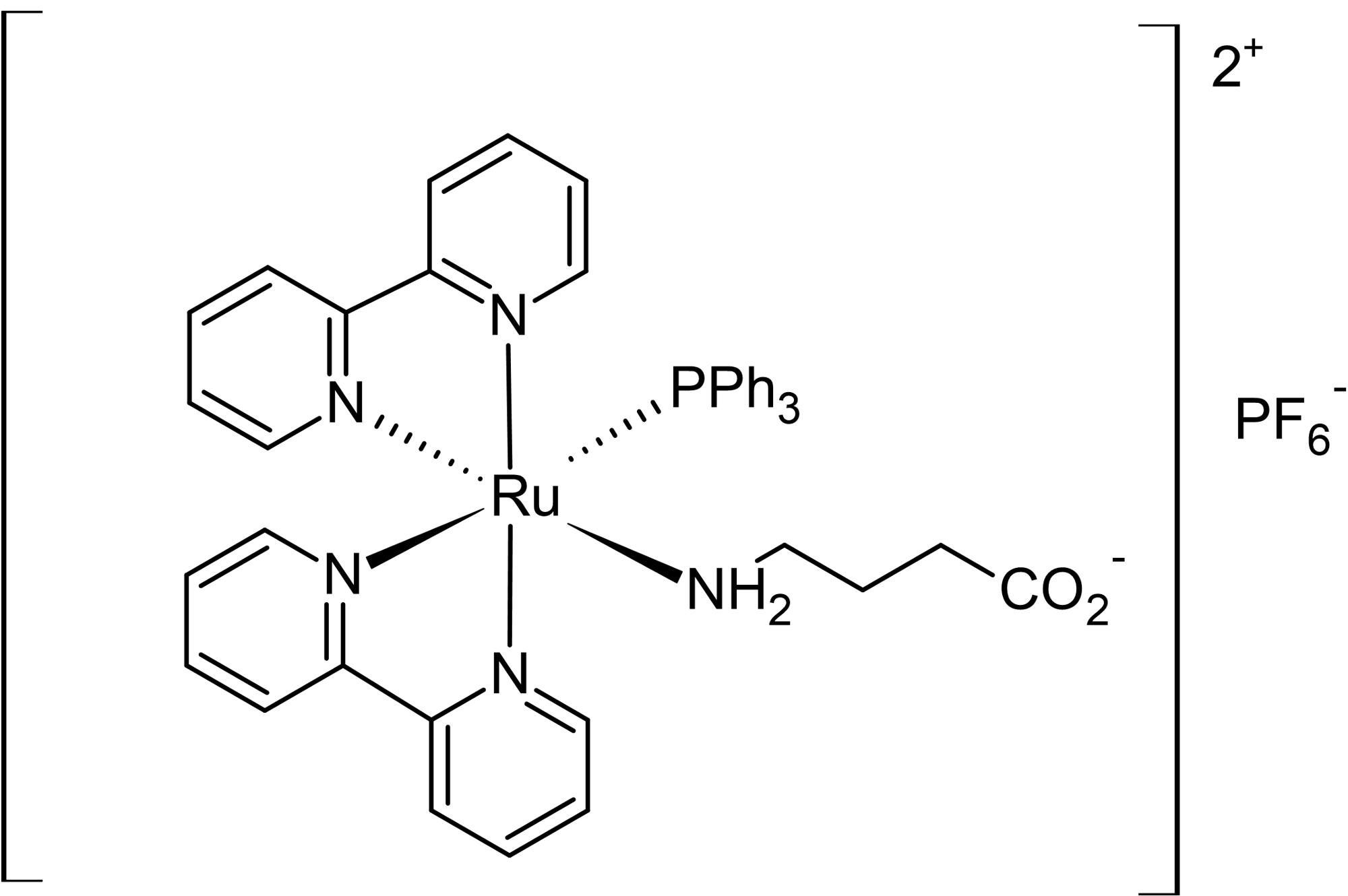 Chemical Structure - RuBi-GABA, caged-GABA compound (AB120409), expandable thumbnail