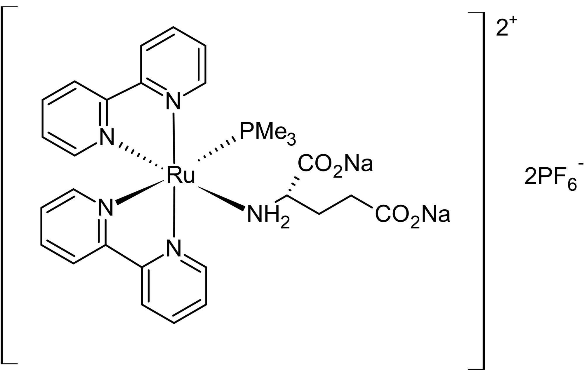 Chemical Structure - RuBi-Glutamate, caged-glutamate compound (AB120408)
