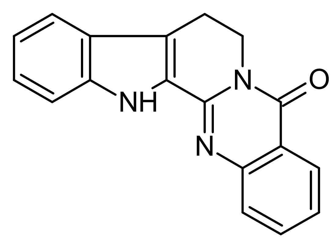 Rutaecarpine, Indoloquinazoline alkaloid