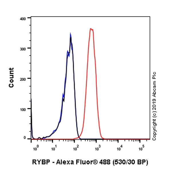 Flow Cytometry (Intracellular) - Anti-RYBP antibody [EPR13059(2)] - ChIP Grade (AB185971)