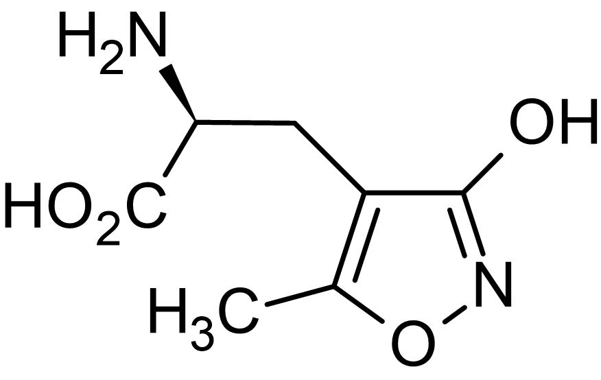 Chemical Structure - (S)-AMPA, agonist (AB120005), expandable thumbnail