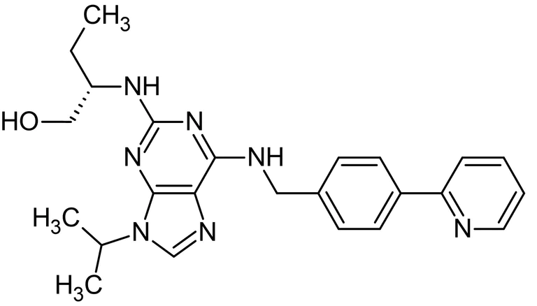 Chemical Structure - (S)-CR8, CDK 1, 2, 5, 7 and 9 inhibitor (AB144231)