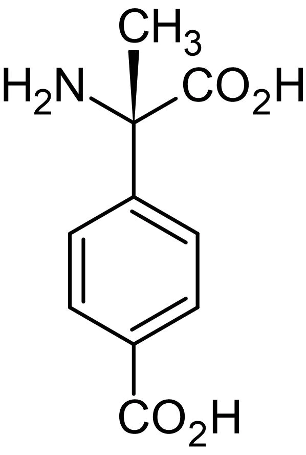 Chemical Structure - (S)-MCPG, Group I / II mGlu antagonist (AB120059)