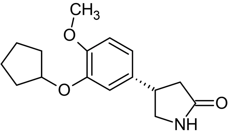 Chemical Structure - (S)-(+)-Rolipram, PDE4 inhibitor (AB120030)