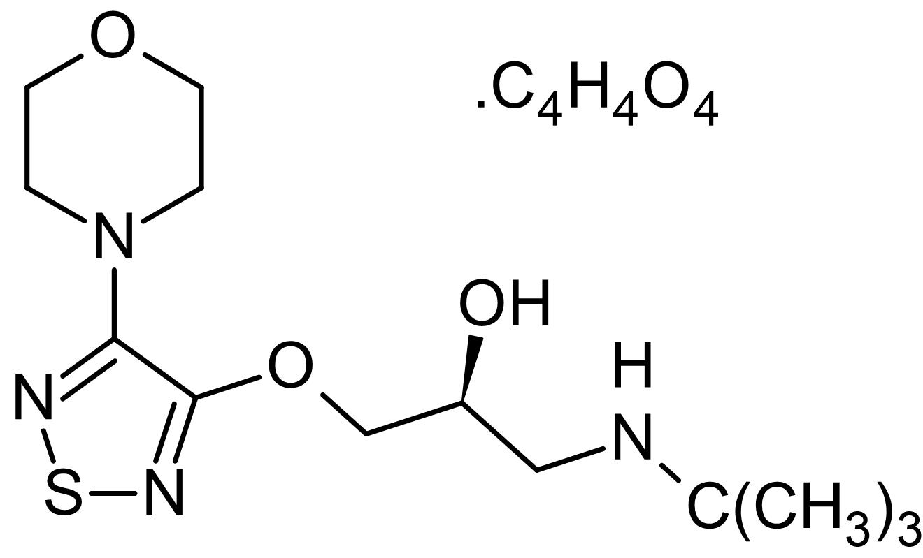 (S)-Timolol maleate, non-selective beta adrenoceptor antagonist
