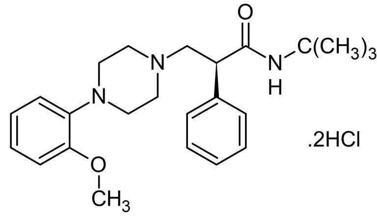 Chemical Structure - (S)-WAY 100135, 5-HT1A receptor antagonist (AB146821)
