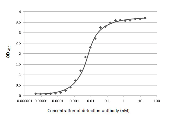 Indirect ELISA - Anti-SARS-CoV-2 nucleocapsid protein antibody [HL453] - BSA and Azide free (AB281298)