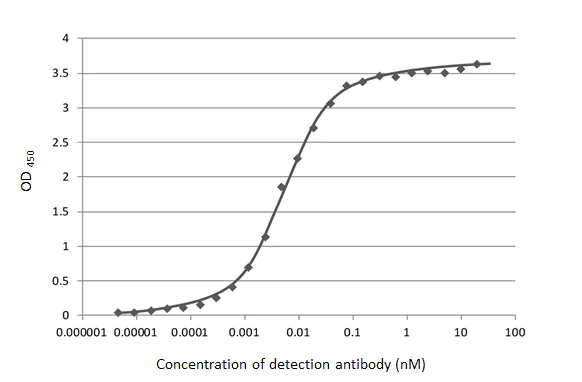 Indirect ELISA - Anti-SARS-CoV-2 nucleocapsid protein antibody [HL455] - BSA and Azide free (AB281299)