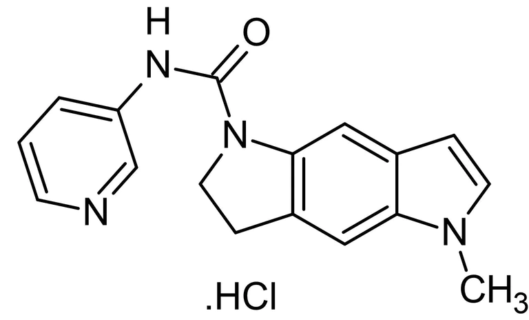Chemical Structure - SB 206553 hydrochloride, 5-HT2B and 5-HT2C receptor antagonist (AB120556)