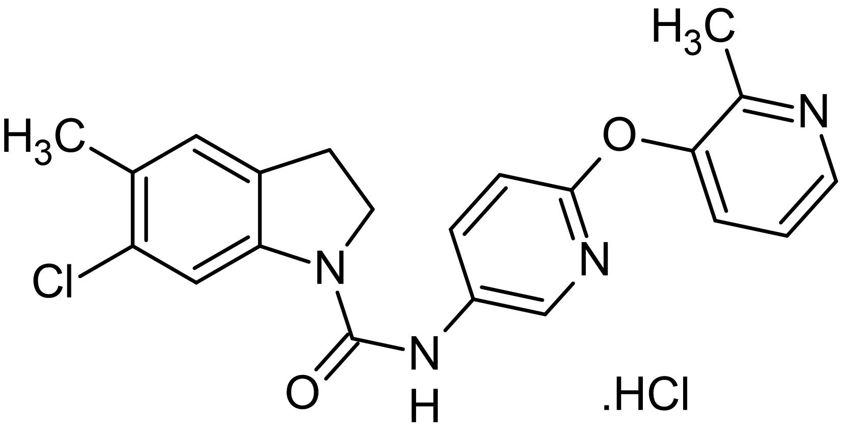 Chemical Structure - SB 242084 hydrochloride, 5-HT2C antagonist (AB120519)