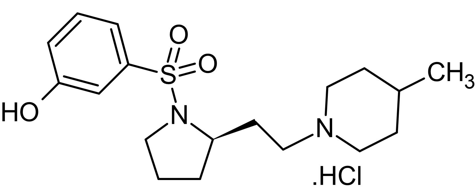 Chemical Structure - SB 269970 hydrochloride, 5-HT7 receptor antagonist (AB120508), expandable thumbnail
