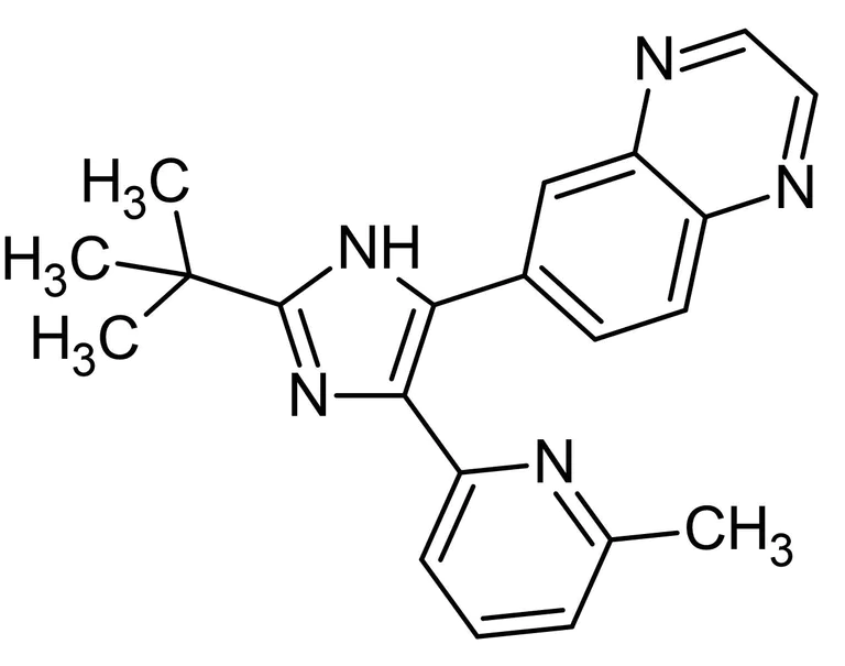 Chemical Structure - SB-525334, TGFBR1 inhibitor. (AB222042)