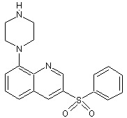 Chemical Structure - SB742457 (Intepirdine), 5-HT6 antagonist (AB269695), expandable thumbnail