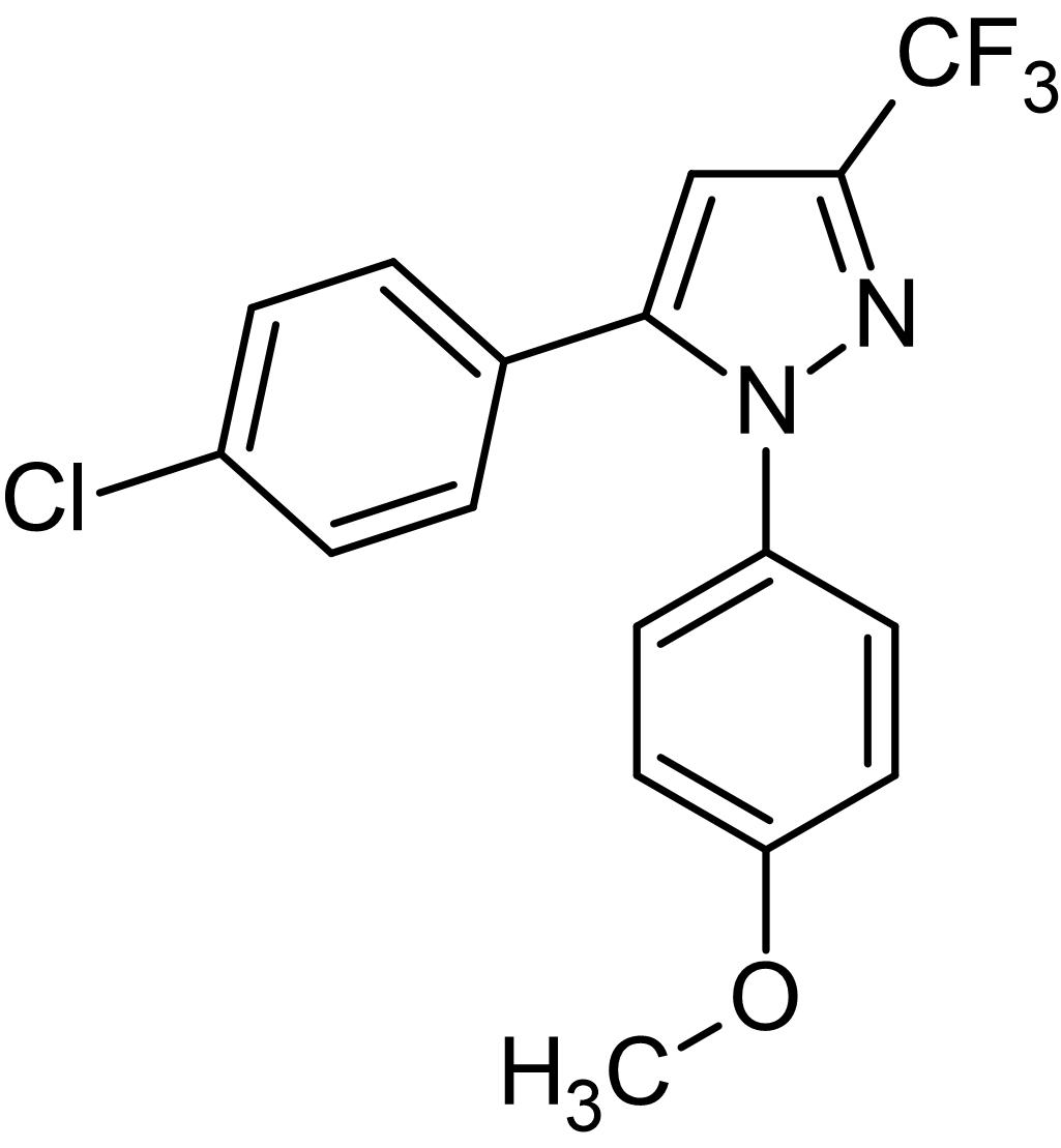 Chemical Structure - SC-560, COX-1 inhibitor (AB120649), expandable thumbnail