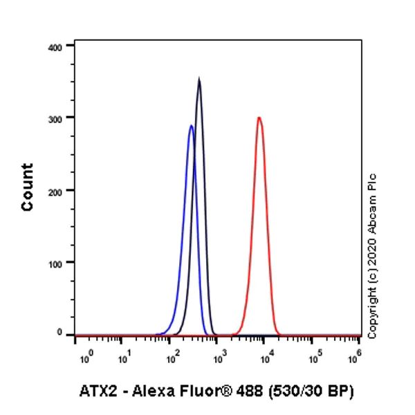 Flow Cytometry (Intracellular) - Anti-SCA2 antibody [EPR23630-49] - BSA and Azide free (AB275752)