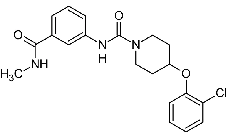 Chemical Structure - SCD1 Inhibitor (DMSO solution), SCD1(stearoyl-CoA desaturase 1) inhibitor (AB146620)
