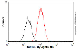 Flow Cytometry - Anti-SDHB antibody [21A11AE7] (AB14714), expandable thumbnail