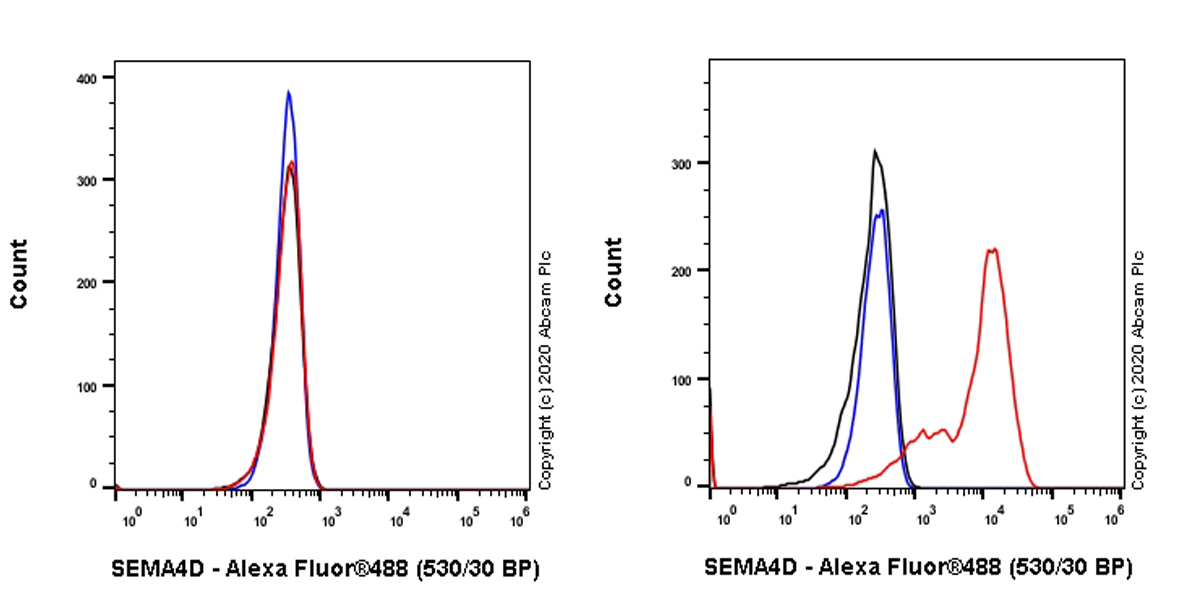 Flow Cytometry - Anti-Semaphorin 4D/CD100 antibody [EPR23866-69] (AB275393)