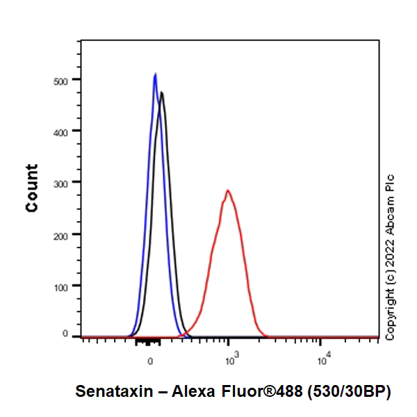 Flow Cytometry (Intracellular) - Anti-Senataxin antibody [EPR24137-74] - BSA and Azide free (AB300440)