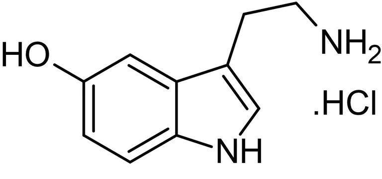 Chemical Structure - Serotonin hydrochloride (5-HT/5-Hydroxytryptamine), 5-HT receptor agonist (AB120528)