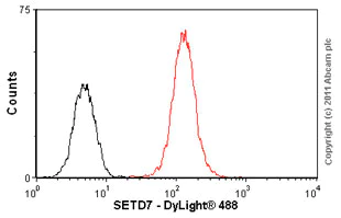 Flow Cytometry (Intracellular) - Anti-SET7 antibody [s4E5] (AB14820)