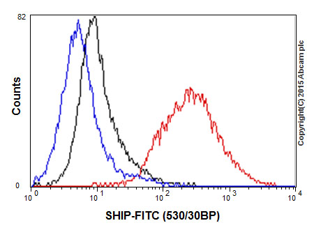 Flow Cytometry (Intracellular) - Anti-SHIP-1 antibody [EP378Y] - BSA and Azide free (ab190551), expandable thumbnail
