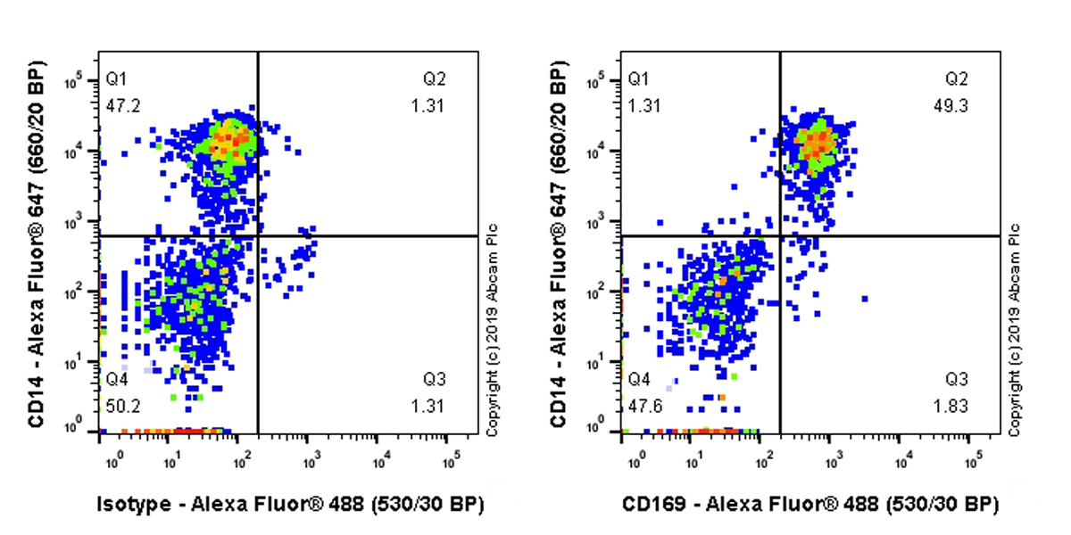 Flow Cytometry (Intracellular) - Anti-Sialoadhesin/CD169 antibody [SP216] (AB183356)