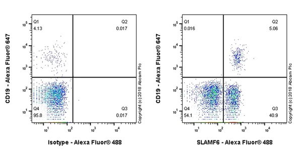 Flow Cytometry - Anti-SLAMF6 antibody [EPR22170] - BSA and Azide free (AB238421)