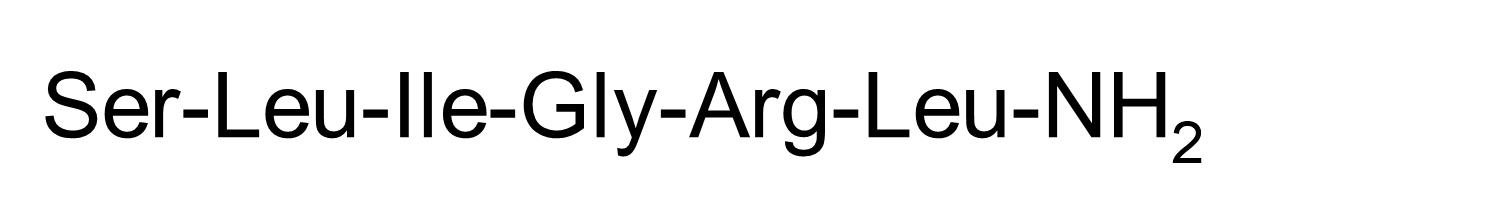 Chemical Structure - SLIGRL-NH2, PAR2 agonist peptide (AB120176)
