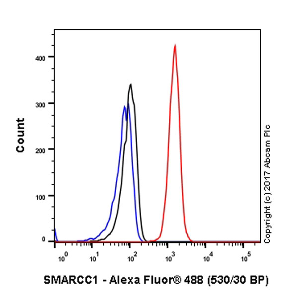 Flow Cytometry (Intracellular) - Anti-SMARCC1/BAF155 antibody [EPR12395] - ChIP Grade (AB172638), expandable thumbnail