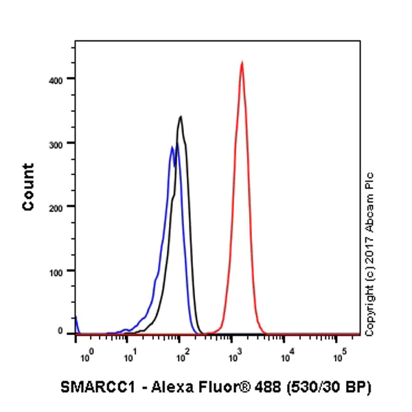 Flow Cytometry (Intracellular) - Anti-SMARCC1/BAF155 antibody [EPR12395] - ChIP Grade (AB172638)