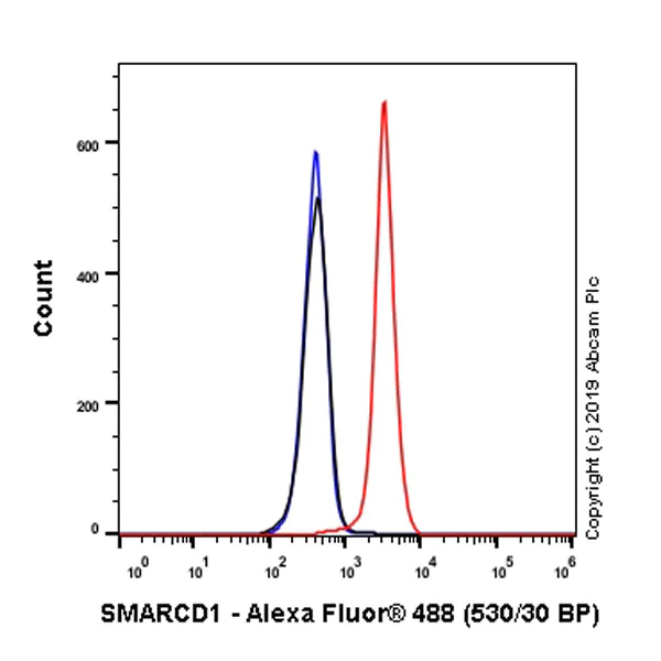 Flow Cytometry (Intracellular) - Anti-SMARCD1 antibody [EPR23170-71] - BSA and Azide free (AB269463)
