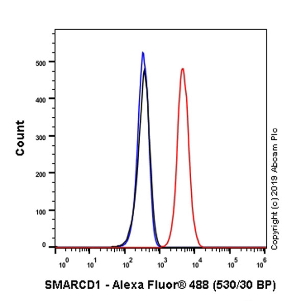 Flow Cytometry (Intracellular) - Anti-SMARCD1 antibody [EPR23170-71] - BSA and Azide free (ab269463), expandable thumbnail