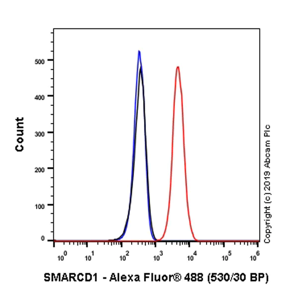 Flow Cytometry (Intracellular) - Anti-SMARCD1 antibody [EPR23170-71] - BSA and Azide free (AB269463)
