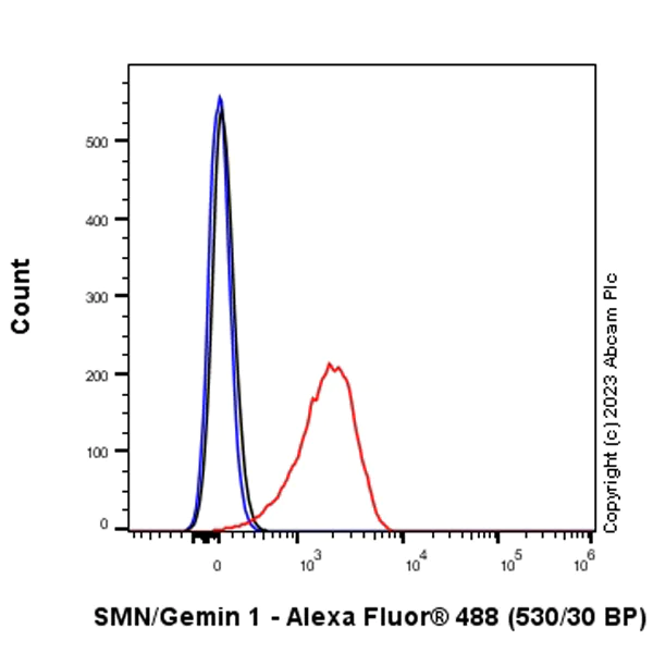 Flow Cytometry (Intracellular) - Anti-SMN/Gemin 1 antibody [EPR25897-27] - BSA and Azide free (AB314896)