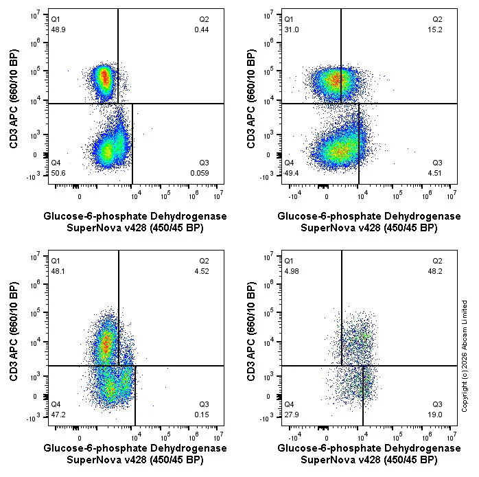 Flow Cytometry (Intracellular) - SNv428 Anti-Glucose 6 Phosphate Dehydrogenase antibody [EPR20668] (AB326142)