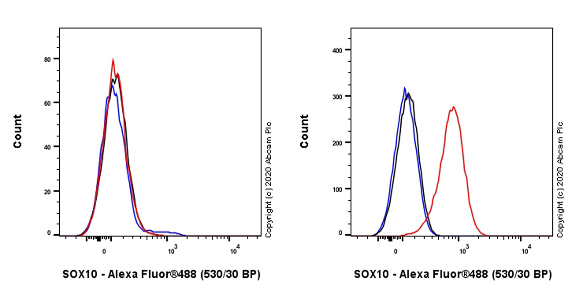 Flow Cytometry (Intracellular) - Anti-SOX10 antibody [SOX10/991] (AB218522), expandable thumbnail