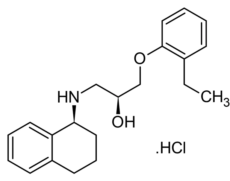 Chemical Structure - SR 59230A hydrochloride, beta3 adrenoceptor antagonist (AB141135)