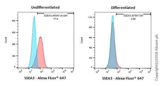 Flow Cytometry - Anti-SSEA3 antibody [MC631] (AB16286), expandable thumbnail