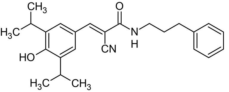 Chemical Structure - SU 1498, VEGFR2 inhibitor (AB141447)