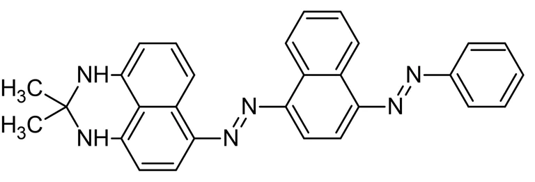 Chemical Structure - Sudan black B, Fat-soluble diazo dye (AB146284)