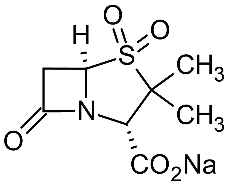 Chemical Structure - Sulbactam sodium salt, beta-lactamase inhibitor (AB141973)