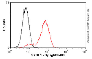 Flow Cytometry - Anti-SYBL1/VAMP-7 antibody [158.2] (AB36195), expandable thumbnail
